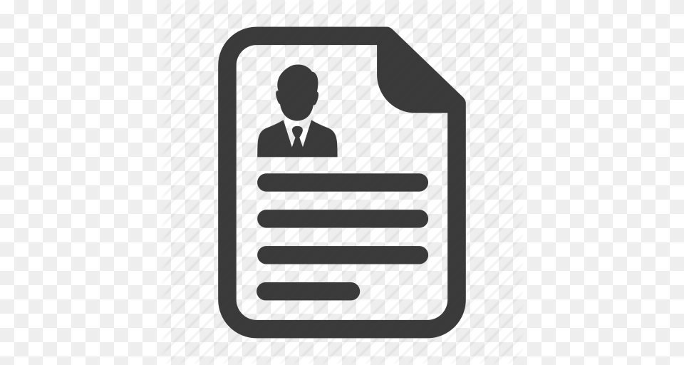 Agreement Contract Cv Document Paper Resume Icon, Adult, Male, Man, Person Png Image