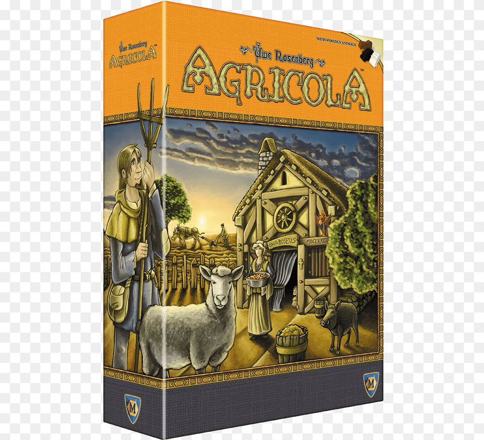Agricola Revised Edition, Publication, Book, Adult, Person Png