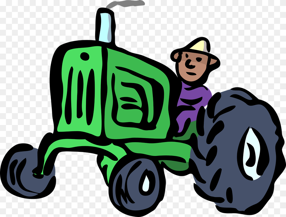 Agricultural Machines Clip Art, Vehicle, Transportation, Tractor, Face Png Image