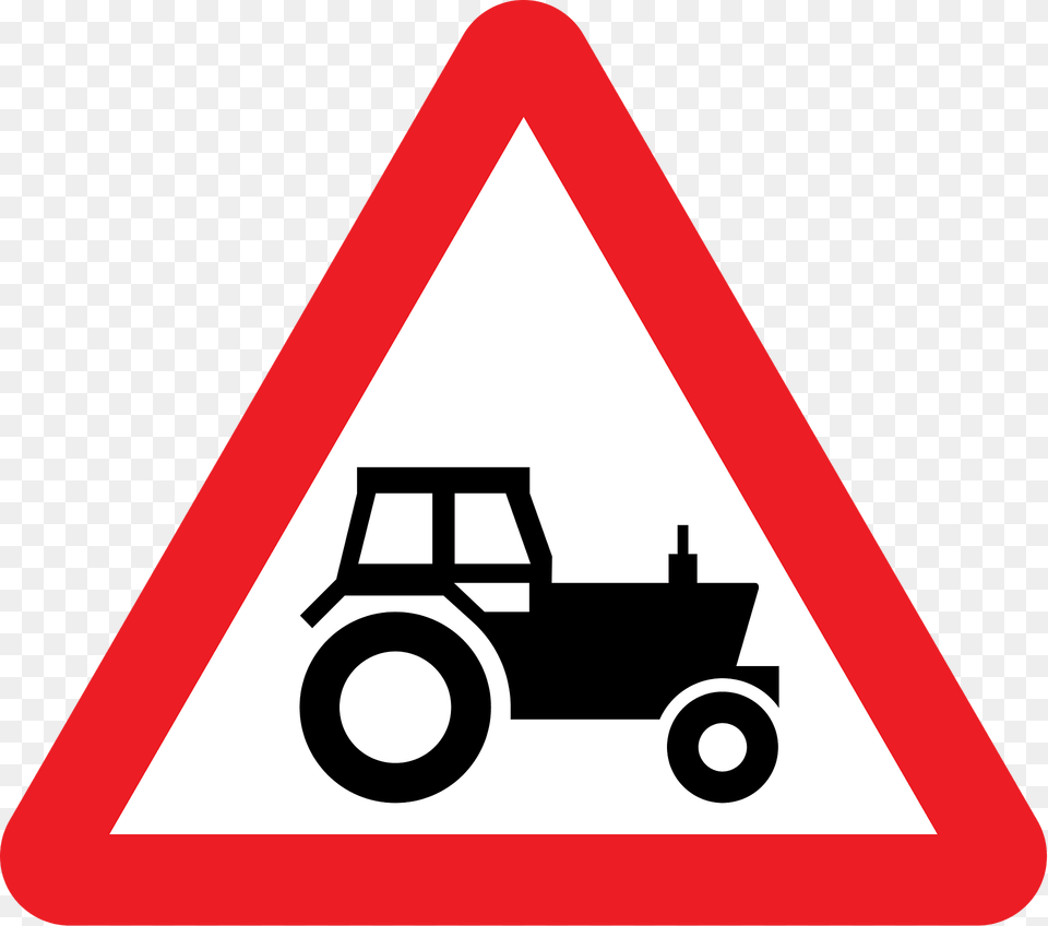 Agricultural Vehicles Clipart, Sign, Symbol, Road Sign, Dynamite Free Png Download