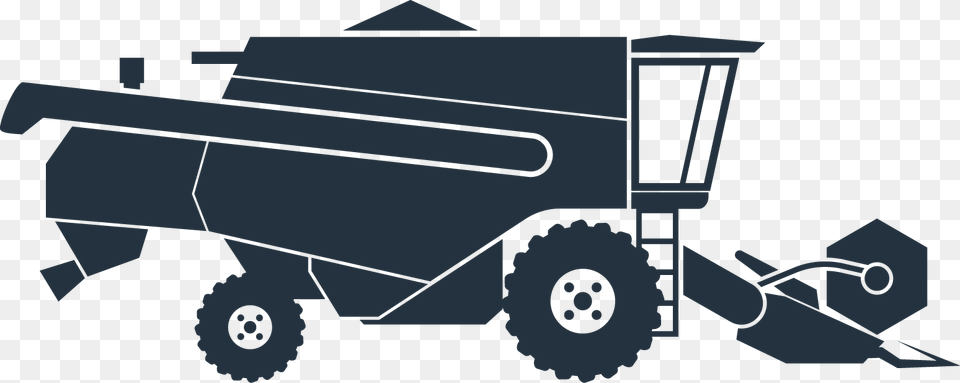 Agriculture Agricultural Machinery Tractor Cultivator Tracteur Silhouette, Device, Grass, Lawn, Lawn Mower Free Transparent Png