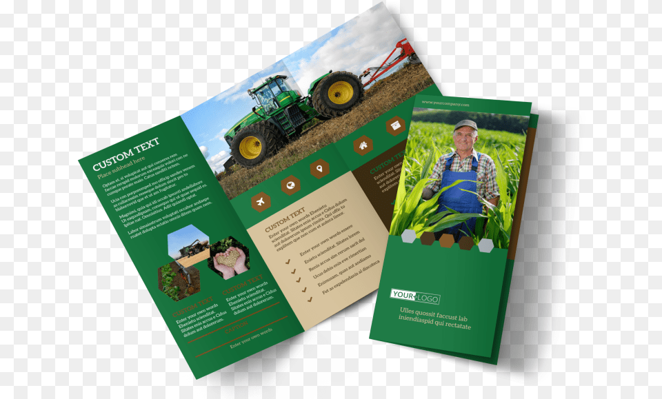 Agriculture Consultants Brochure Template Preview Agriculture Tri Fold Brochures, Advertisement, Poster, Adult, Male Free Png Download