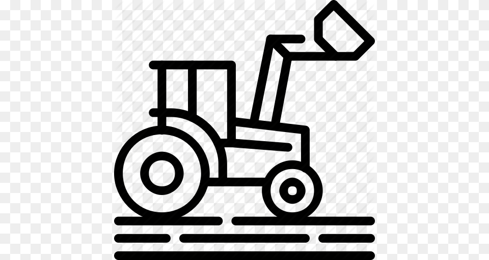 Agriculture Farm Farming Tractor Icon, Grass, Plant, Lawn Free Png