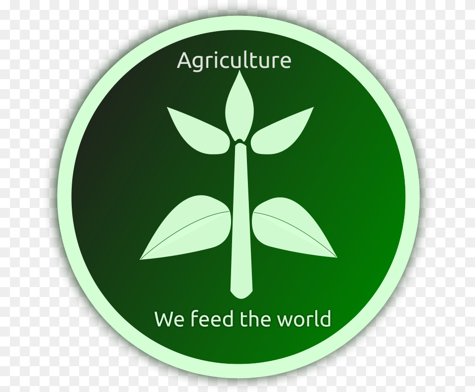 Agriculture Farm Logo Badge Agriculture We Feed The World, Green, Herbal, Herbs, Plant Free Transparent Png
