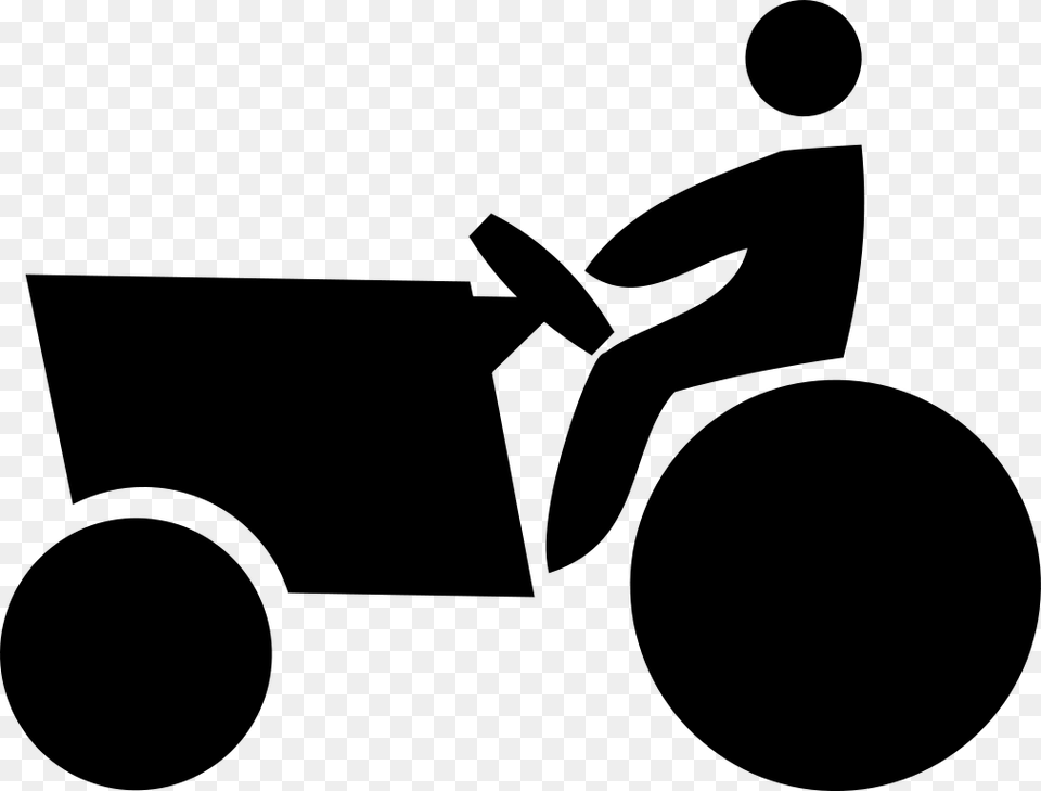 Agriculture Tractor Icon, Gray Free Png