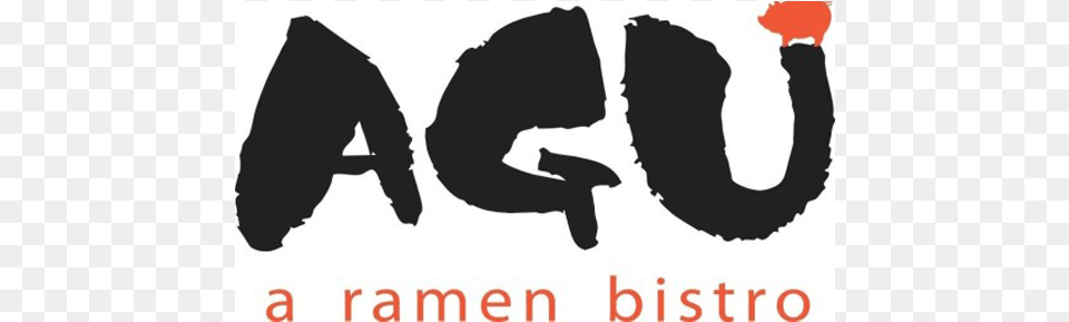 Agu Ramen, Stencil, Silhouette, Smoke Pipe, Text Free Transparent Png