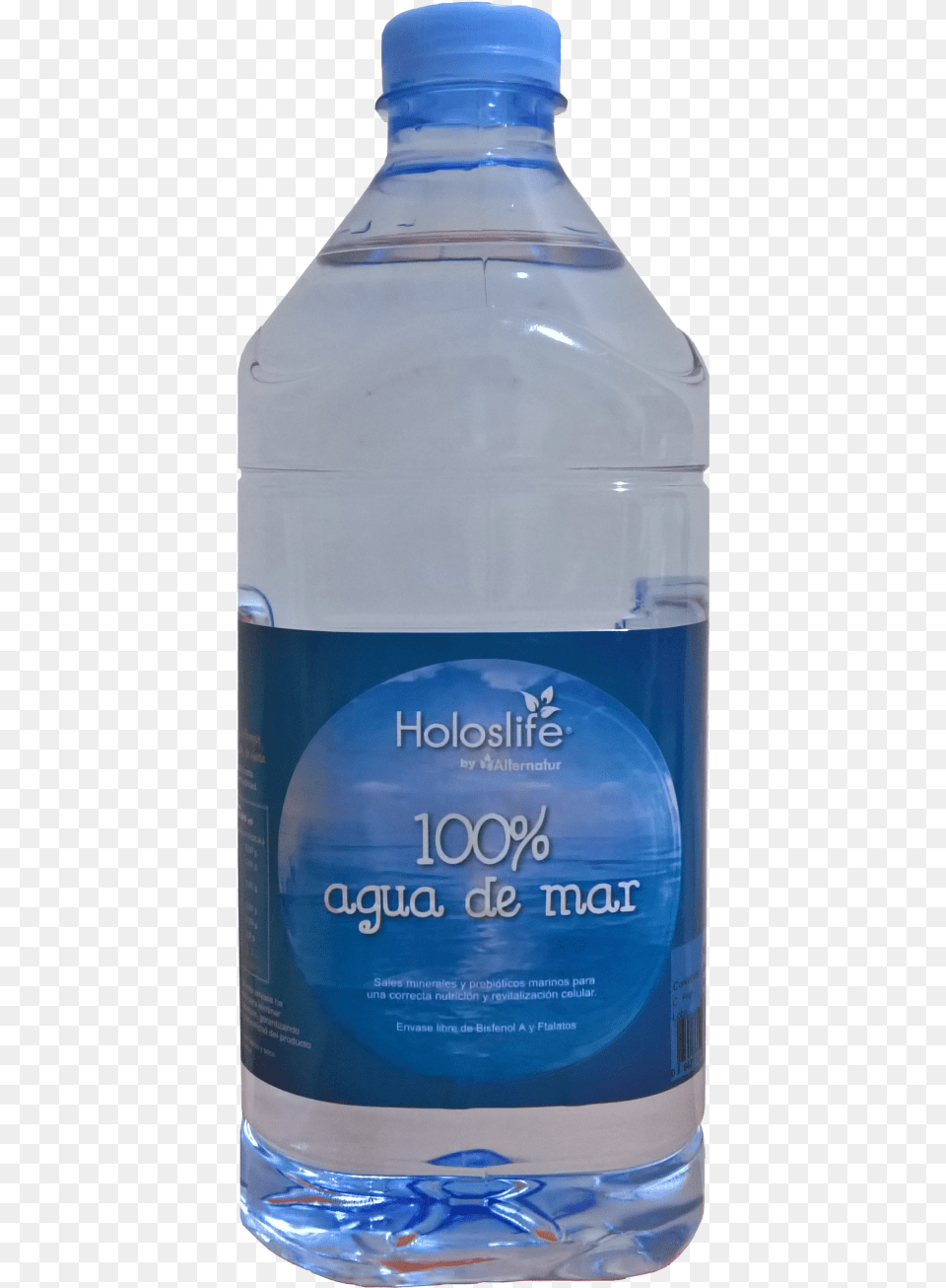 Agua De Mar Holoslife 2 Litros Plastic Bottle, Beverage, Mineral Water, Water Bottle, Alcohol Free Png Download