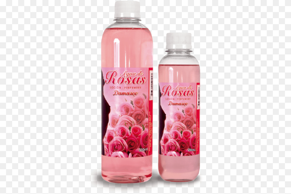 Agua De Rosas Agua De Rosas, Flower, Plant, Rose, Bottle Free Png