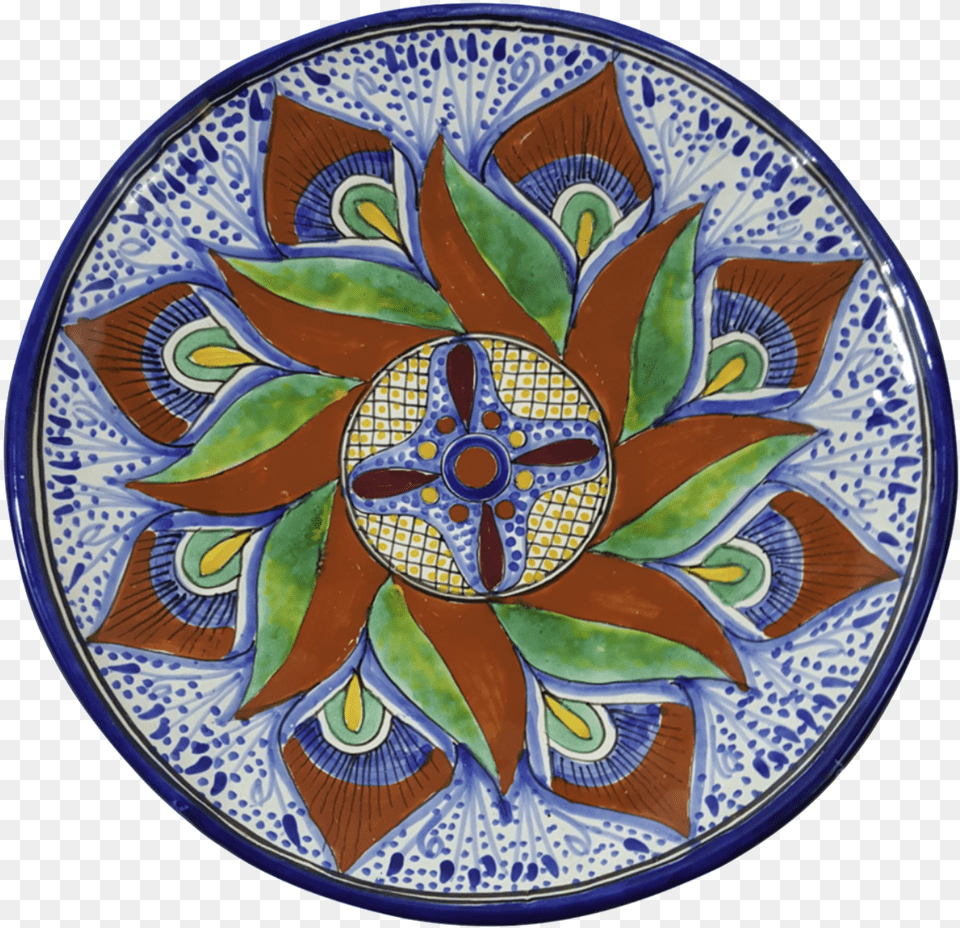 Aguacate Talavera Dinner Plate Talavera Pottery, Art, Porcelain, Dish, Food Png Image