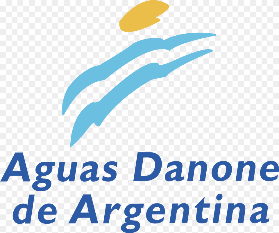 Aguas Danone De Argentina Logo Transparent Aguas Danone Logo, Animal, Sea Life, Fish, Shark Png