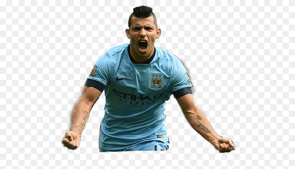 Aguero Famous Football Player In, Angry, Face, Head, Person Free Transparent Png