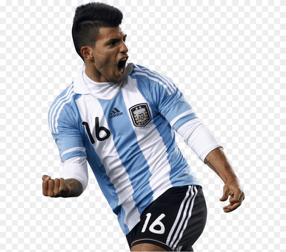 Aguero Sergio Aguero Copa America, Shirt, Clothing, Face, Head Free Png