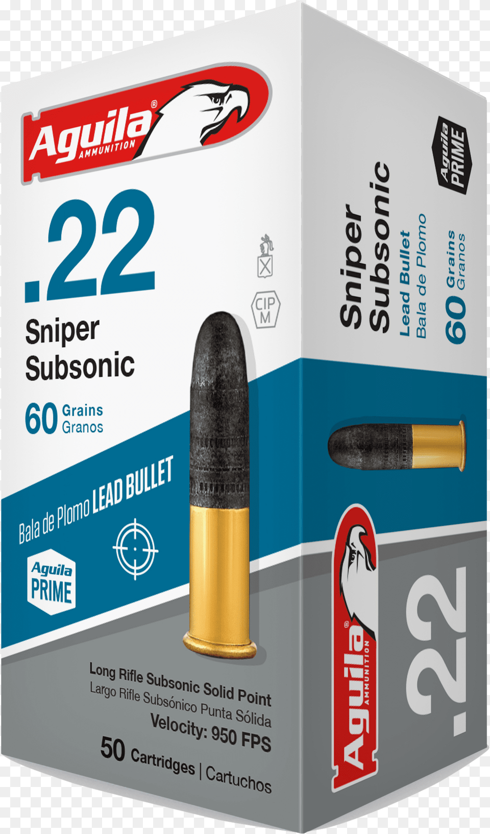 Aguila 22 Sniper Subsonic, Ammunition, Weapon, Bullet Free Png Download