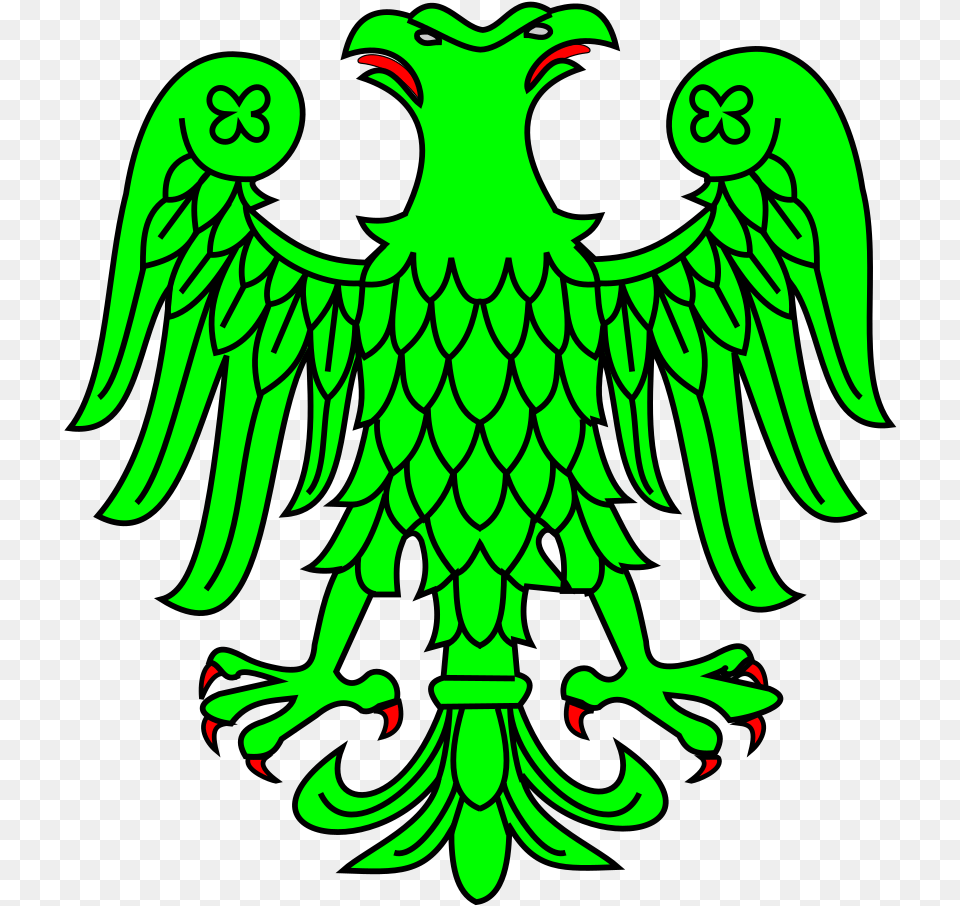 Aguila Bicefala Sinople Linguada Y Lampasada De Gules Hanedan Simgeleri, Emblem, Symbol, Person Free Transparent Png