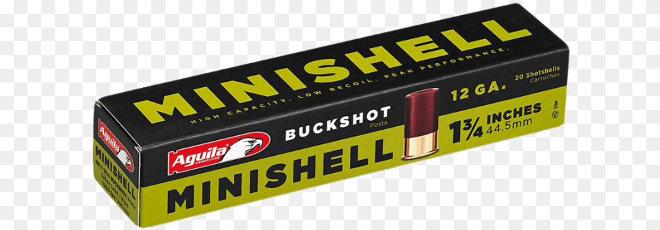 Aguila Mini Shell Buckshot, Ammunition, Weapon, Cosmetics, Lipstick Free Png Download