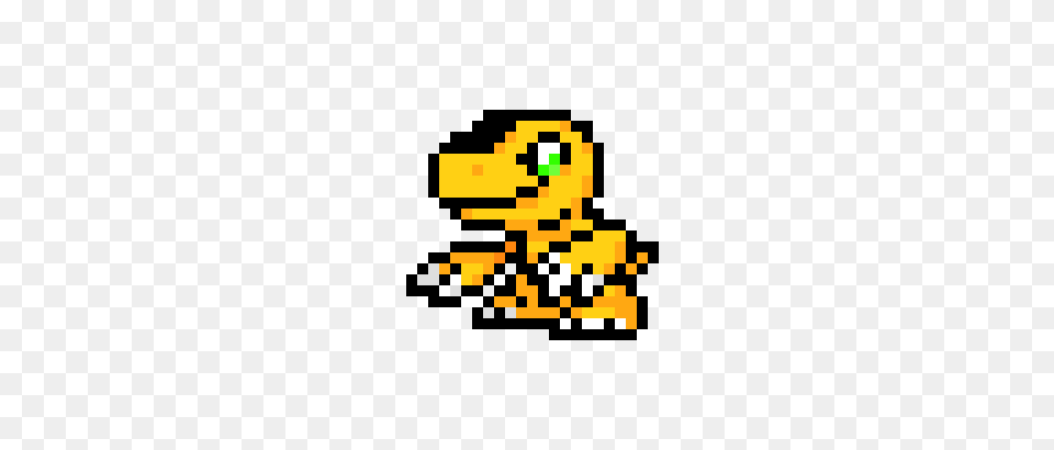 Agumon Pixel Art Maker, Qr Code, Animal Png Image