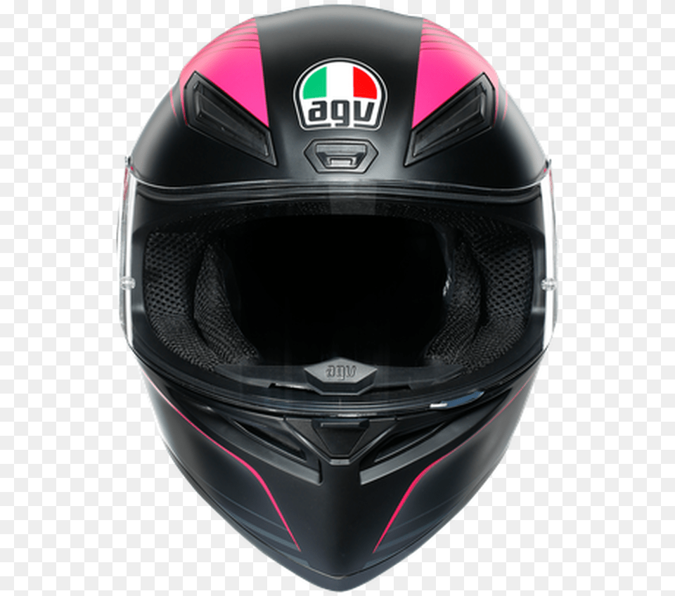 Agv K1 Warmup Pink Helmet Agv K1 Black Orange, Crash Helmet, Clothing, Hardhat Free Png Download