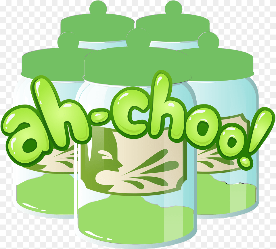 Ah Choo Green Bottles Clipart, Jar, Birthday Cake, Cake, Cream Free Transparent Png