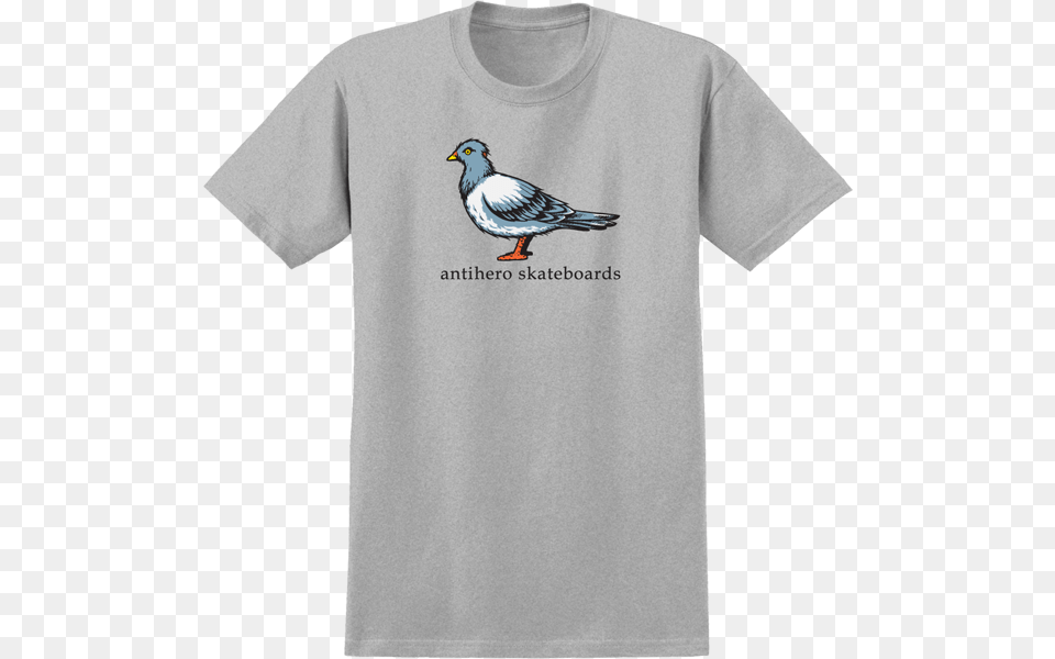 Ah Og Pigeon Ss S Heather Grey Just What The Doctor Ordered And Then, Clothing, T-shirt, Animal, Bird Free Png Download