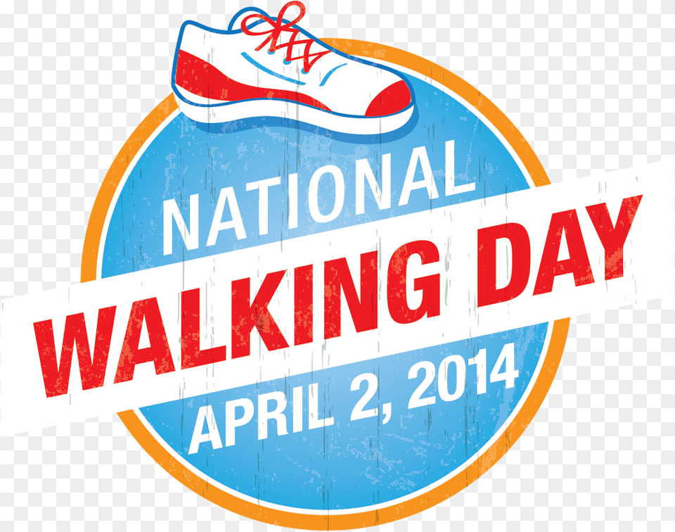 Aha National Walking Day Event April Graphics, Clothing, Footwear, Shoe, Sneaker Free Png Download