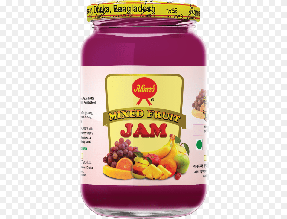 Ahamed Mixed Fruit Jelly, Jar, Food, Ketchup Free Transparent Png