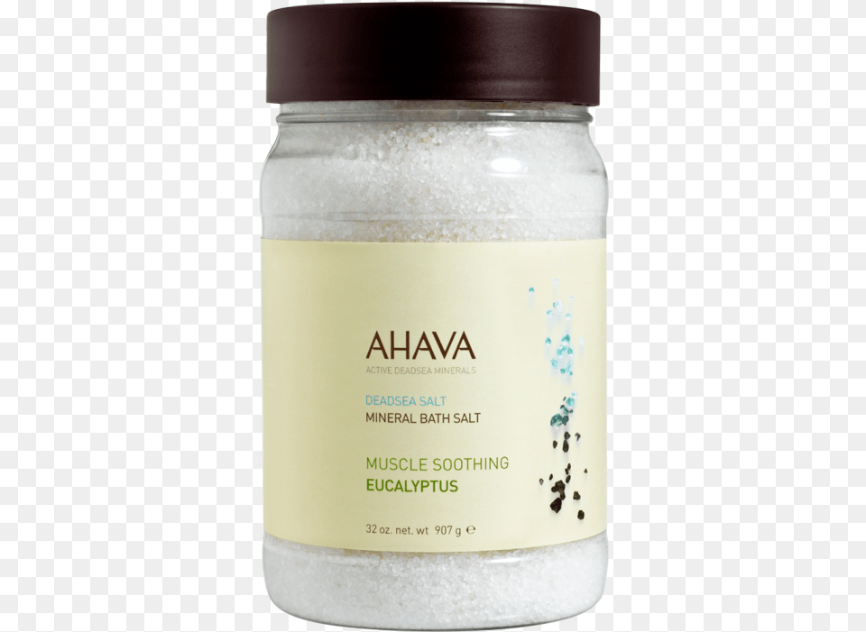 Ahava Muscle Soothing Eucalyptus Mineral Bath Salts, Jar, Bottle, Mailbox Free Png