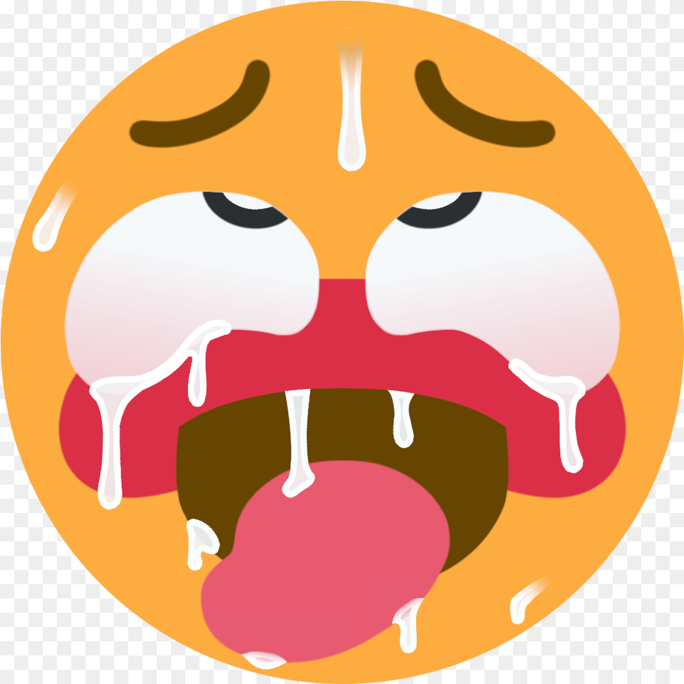 Ahegao Ahegao Discord Emoji, Food, Sweets Free Png