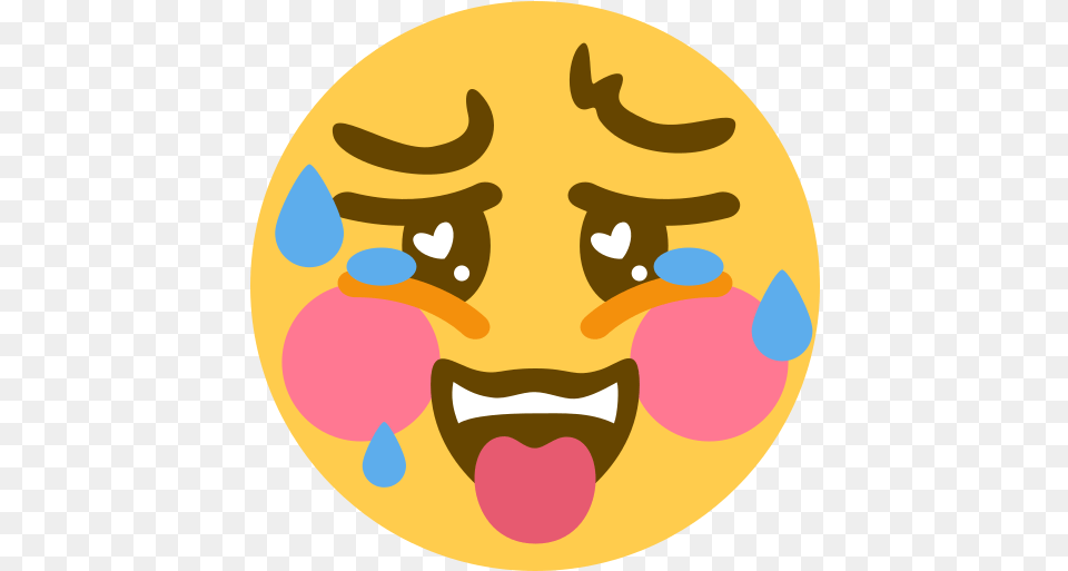 Ahegao Ahegao Emoji Discord, Logo, Face, Head, Person Png