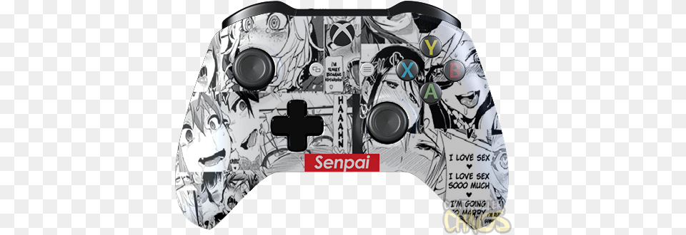 Ahegao Anime Xbox One Controller, Electronics, Adult, Male, Man Png