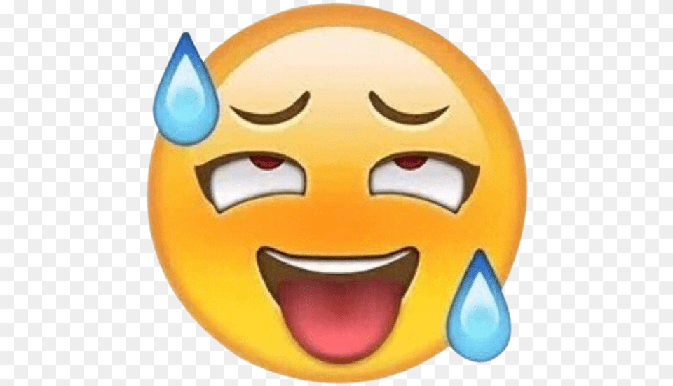 Ahegao Emoji, Helmet Free Png Download