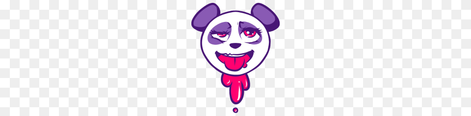 Ahegao Panda, Purple, Baby, Person, Performer Free Transparent Png
