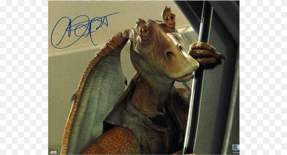 Ahmed Best As Jar Jar Binks Autographed In Blue Ink Aadi Lagna Patrika, Animal, Bear, Mammal, Wildlife Free Png