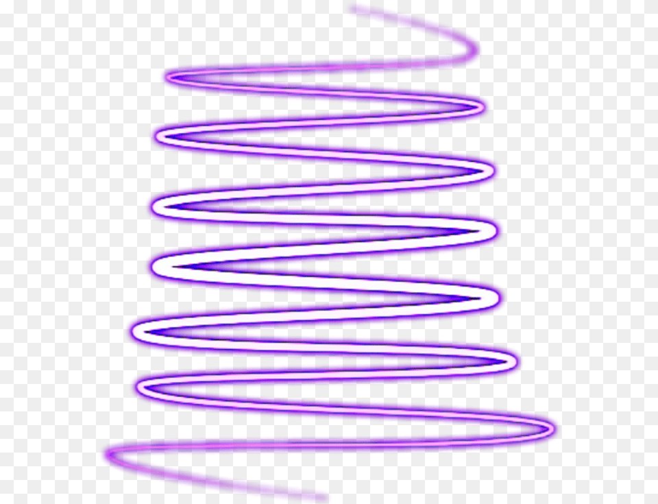 Ahmed Sticker Neon Spiral Sign Shape Neon Spiral, Coil, Light, Purple Png