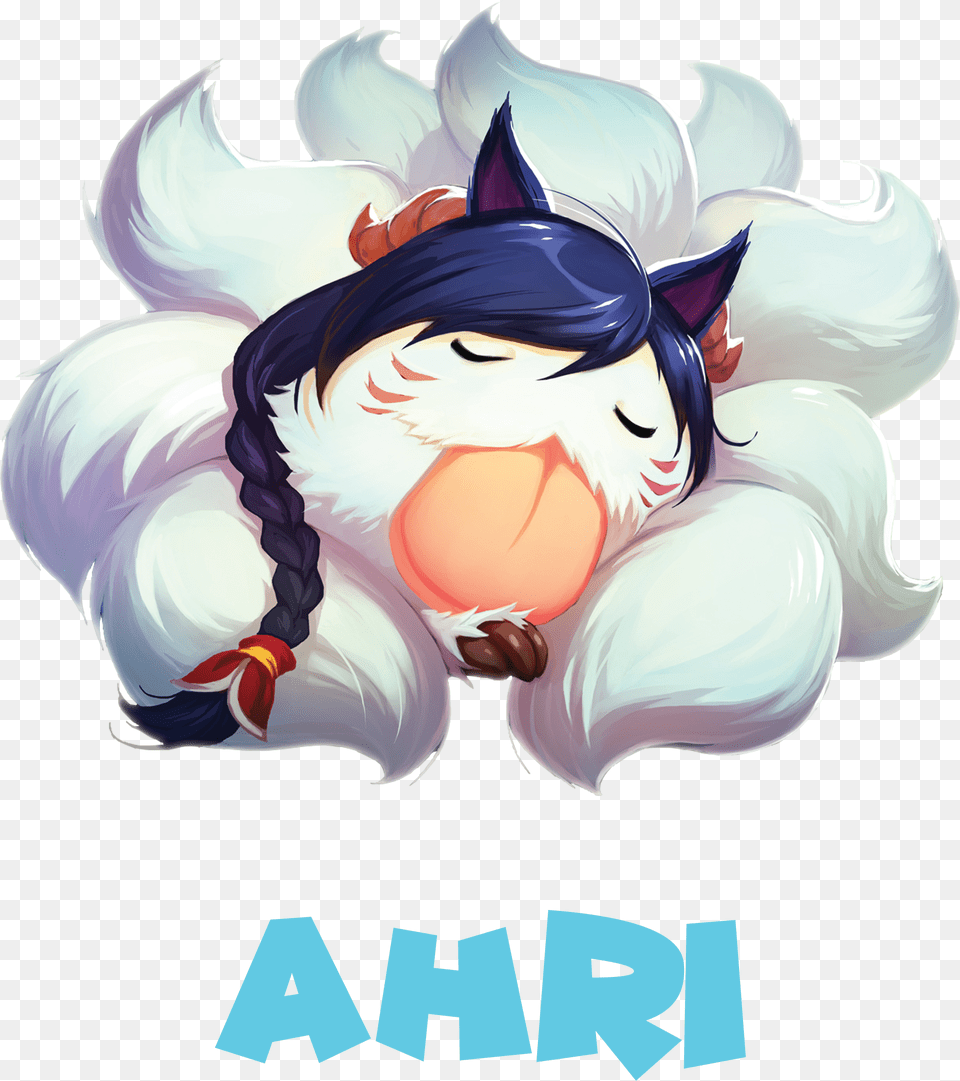 Ahri Poro Ahri League Of Legend Render, Book, Comics, Publication, Face Free Png Download