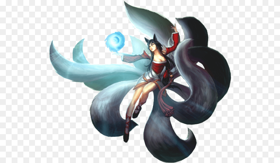 Ahri Splashart Classic Image League Of Legends T Shirt Ahri, Adult, Female, Person, Woman Free Png