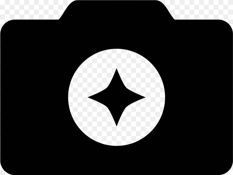Ai Vector Camera Shutter Black And White Library Icon, Gray Free Png