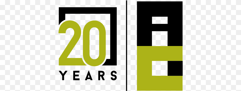 Aic General Contractors Celebrates 20 Years Of Building New Vertical, Number, Symbol, Text Png Image