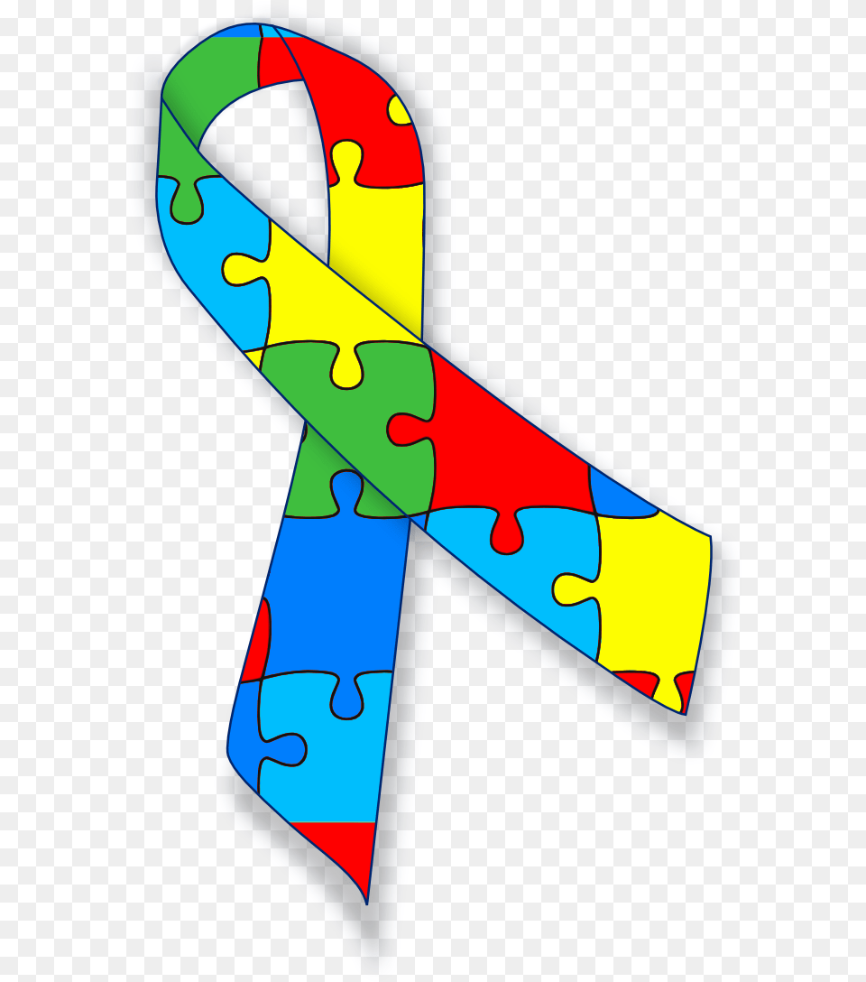 Aid Clipart Cpr Autism Ribbon Yard Sign Autism Ribbon Clipart, Symbol, Cross Free Png Download