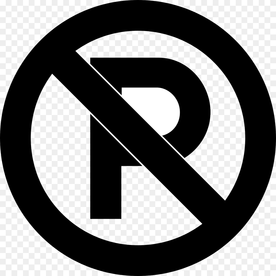 Aiga No Parking Clipart, Sign, Symbol, Disk Free Png