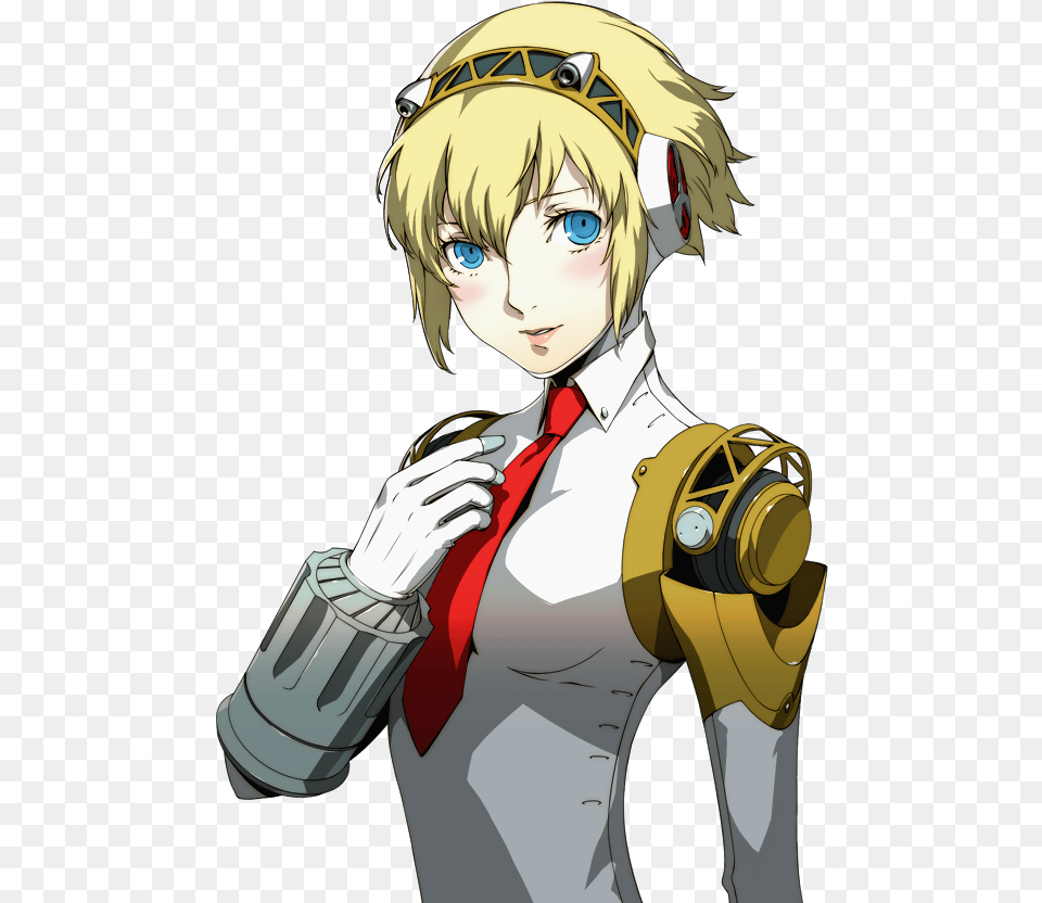 Aigis Persona 4 Arena, Publication, Book, Comics, Woman Free Transparent Png