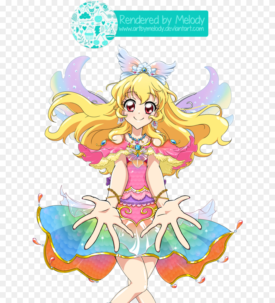 Aikatsu Hoshimiya Ichigo Render By Artbymelody D7nim25 Hoshimiya Ichigo, Book, Comics, Publication, Baby Free Png Download