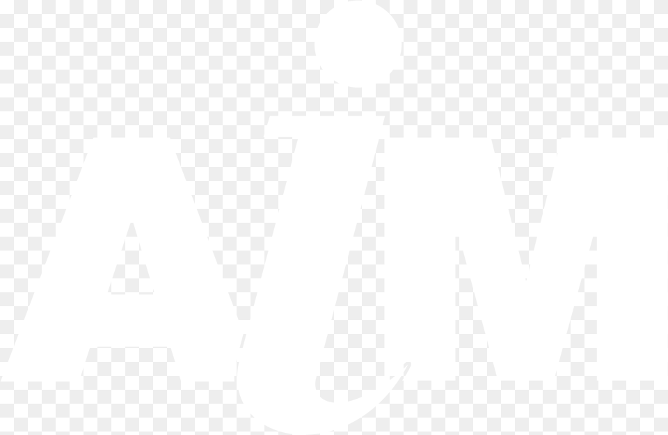 Aim 04 Logo Black And White White Image For Instagram, Text Free Png