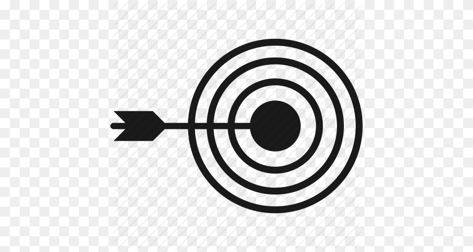 Aim Archery Bullseye Target Icon, Cutlery, Fork Free Transparent Png