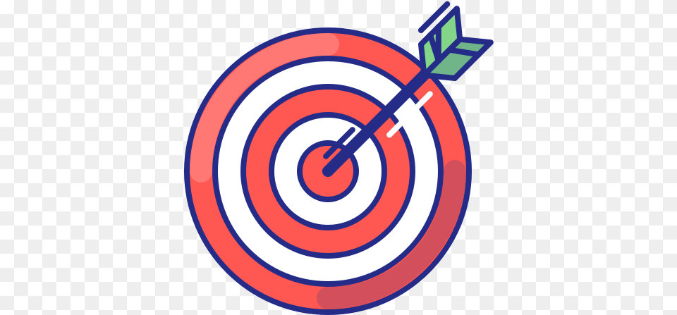 Aim Arrow Bullseye Purpose Strategy Aim Icon, Game, Darts Free Png