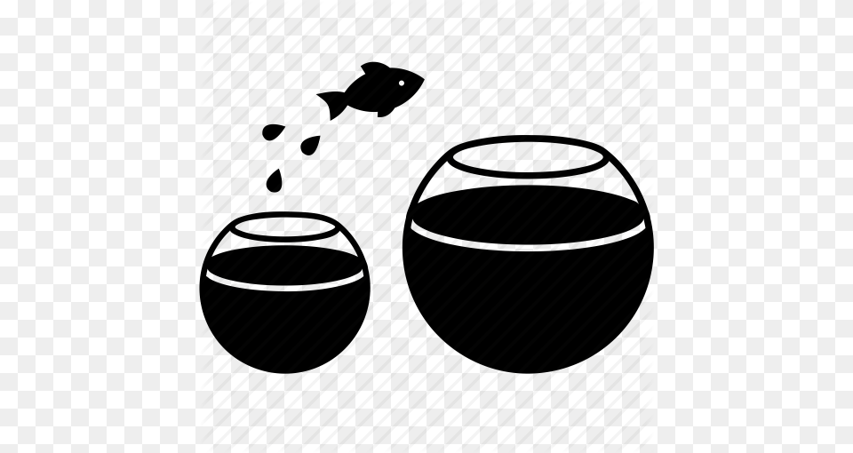 Aim Compete Fishbowl Jump Risk Success Icon, Glass, Alcohol, Beverage, Liquor Free Png Download