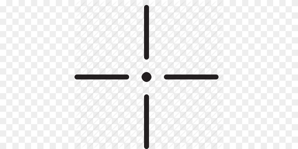 Aim Crosshair Goal Line Target Icon, Cross, Symbol, Grille Free Transparent Png