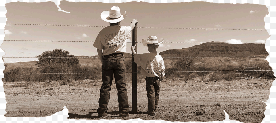 Aim High Fence Construction Texas Cowboy, Sun Hat, Clothing, Hat, Person Png