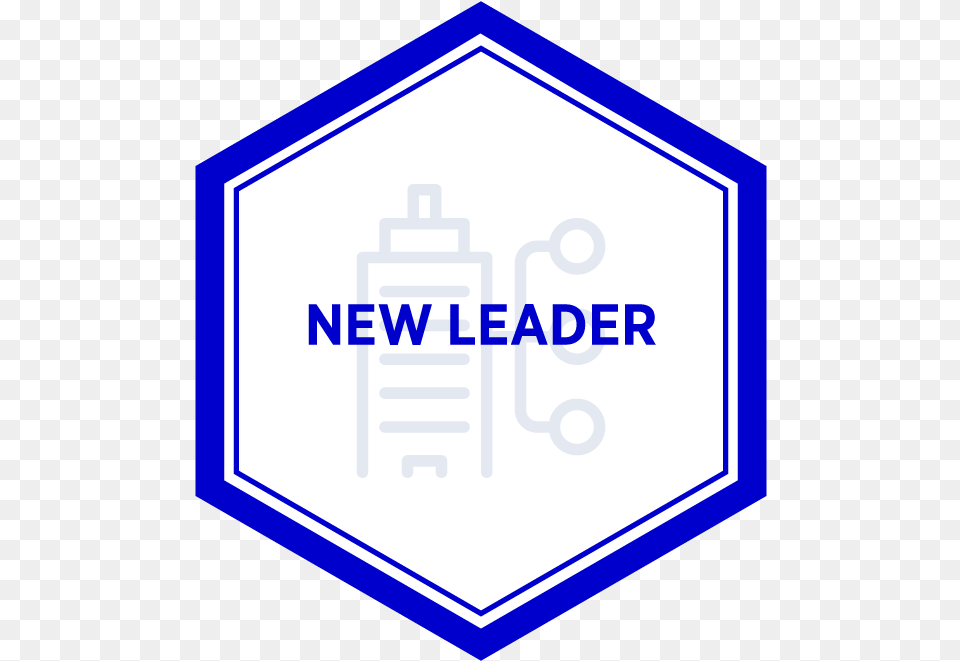 Aim New Leader Badge Sign, Symbol, Road Sign Png