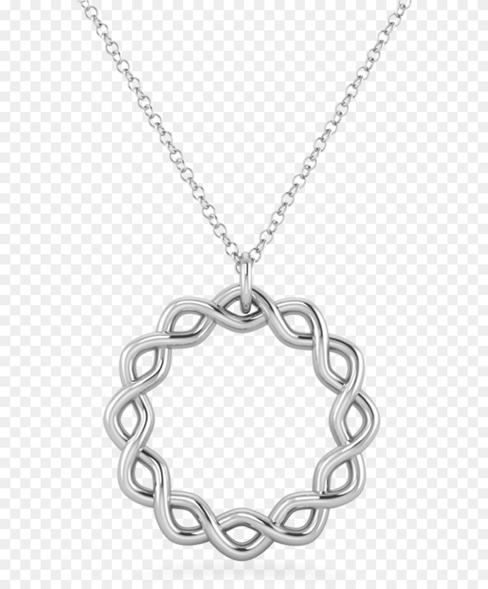 Aimee Wreath Necklace White Gold Pendant, Accessories, Jewelry Free Png