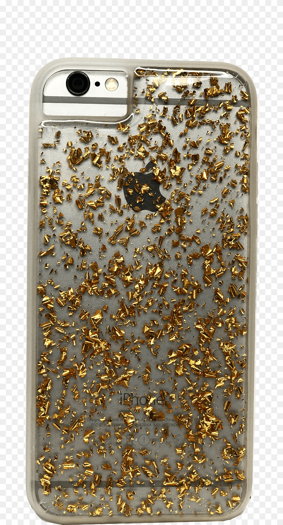 Aimm Fashion Freedom Case Clear Gold Leaf Mobile Phone Case, Electronics, Mobile Phone, Accessories, Jewelry Free Png